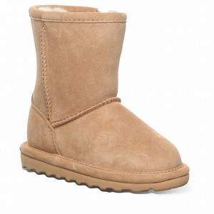 Bearpaw Elle Toddler Zipper Laarzen Kinderen Bruin | DYR2052VF