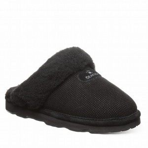 Bearpaw Loki Exotic Pantoffels Dames Zwart | KAF10014TS