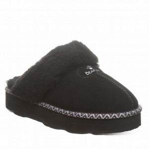 Bearpaw Loki Platform Lo Deco Pantoffels Dames Zwart | XLB1535KX