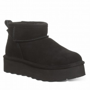 Bearpaw Retro Shorty Platform Laarzen Dames Zwart | PRL1883GP