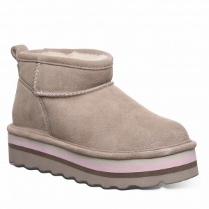 Bearpaw Retro Shorty Platform Laarzen Dames Beige | HDY1778AB