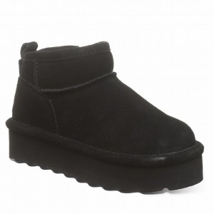 Bearpaw Retro Shorty Youth Laarzen Kinderen Zwart | CQO1456HA