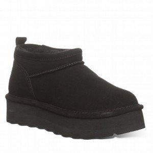 Bearpaw Retro Super Shorty Platform Laarzen Dames Zwart | KCS2150XY