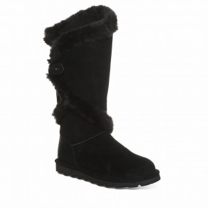 Bearpaw Sheilah Laarzen Dames Zwart | XMG726EJ