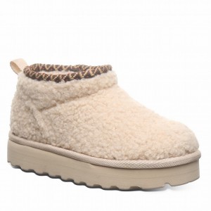 Bearpaw Snuggle Daphne Deco Youth Laarzen Kinderen Beige | RXG10037PF