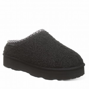 Bearpaw Snuggle Martis Pantoffels Dames Zwart | XZS4454XQ