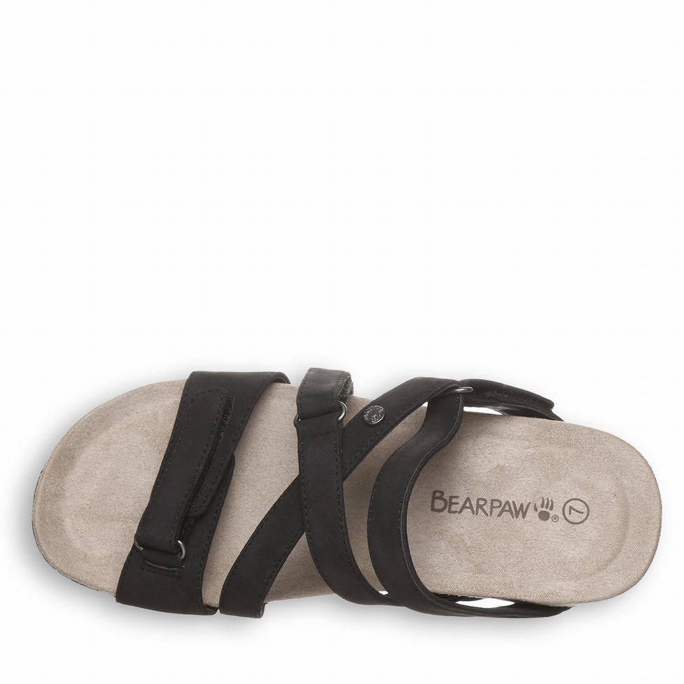 Bearpaw Acacia Sandalen Dames Zwart | FEZ6945SW