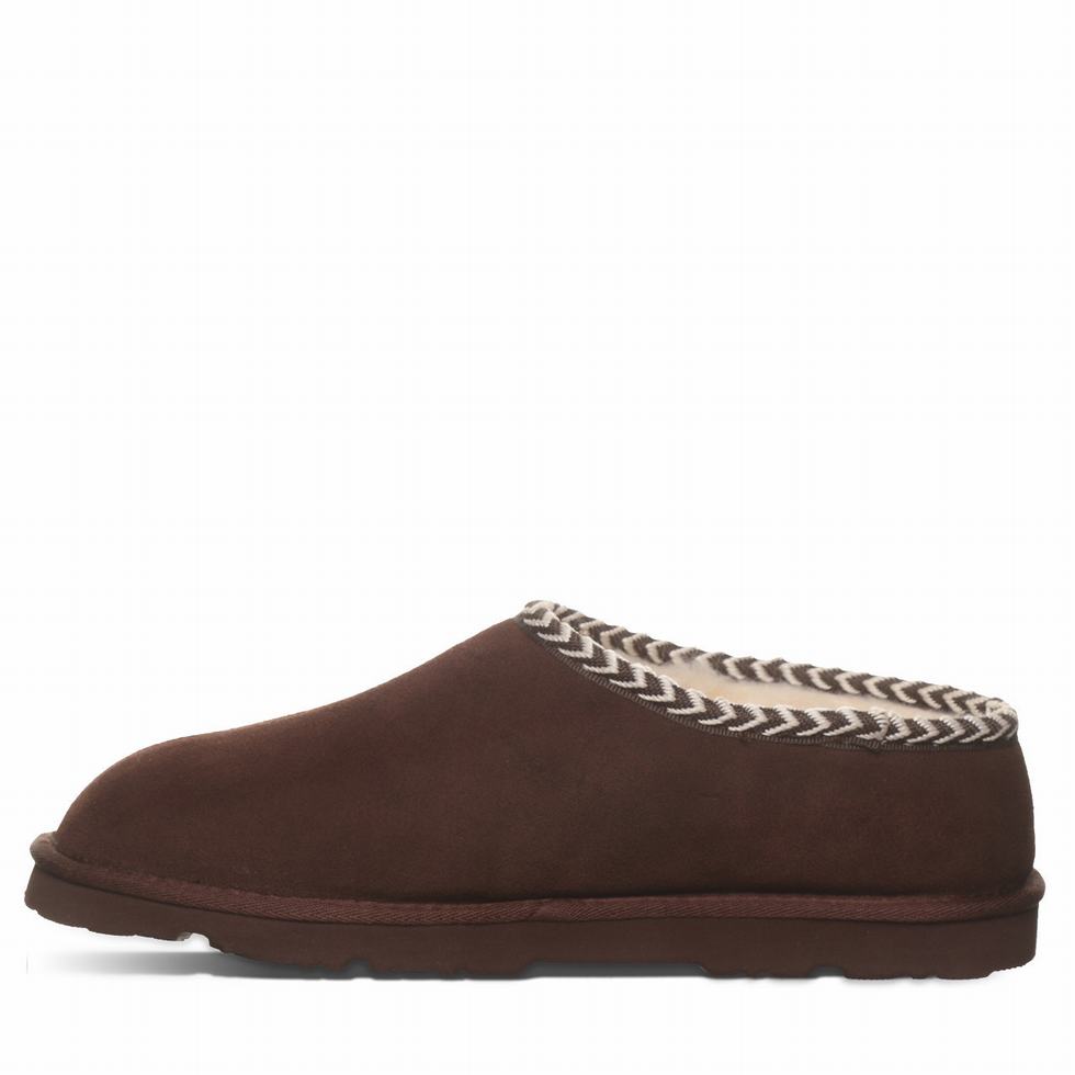 Bearpaw Beau Pantoffels Heren Bruin | NIP6347NR