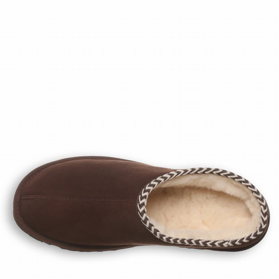 Bearpaw Beau Pantoffels Heren Bruin | NIP6347NR