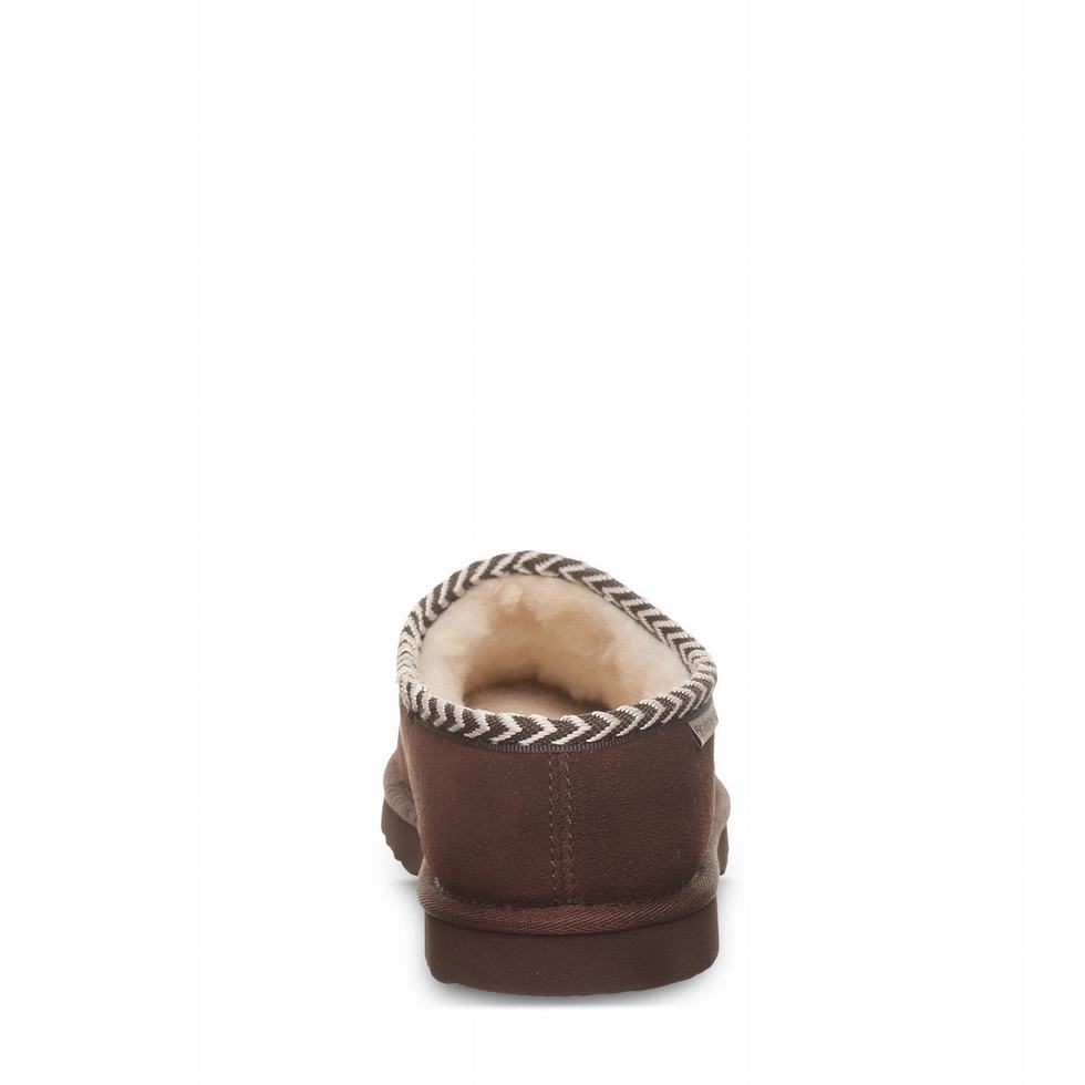 Bearpaw Beau Pantoffels Heren Bruin | NIP6347NR