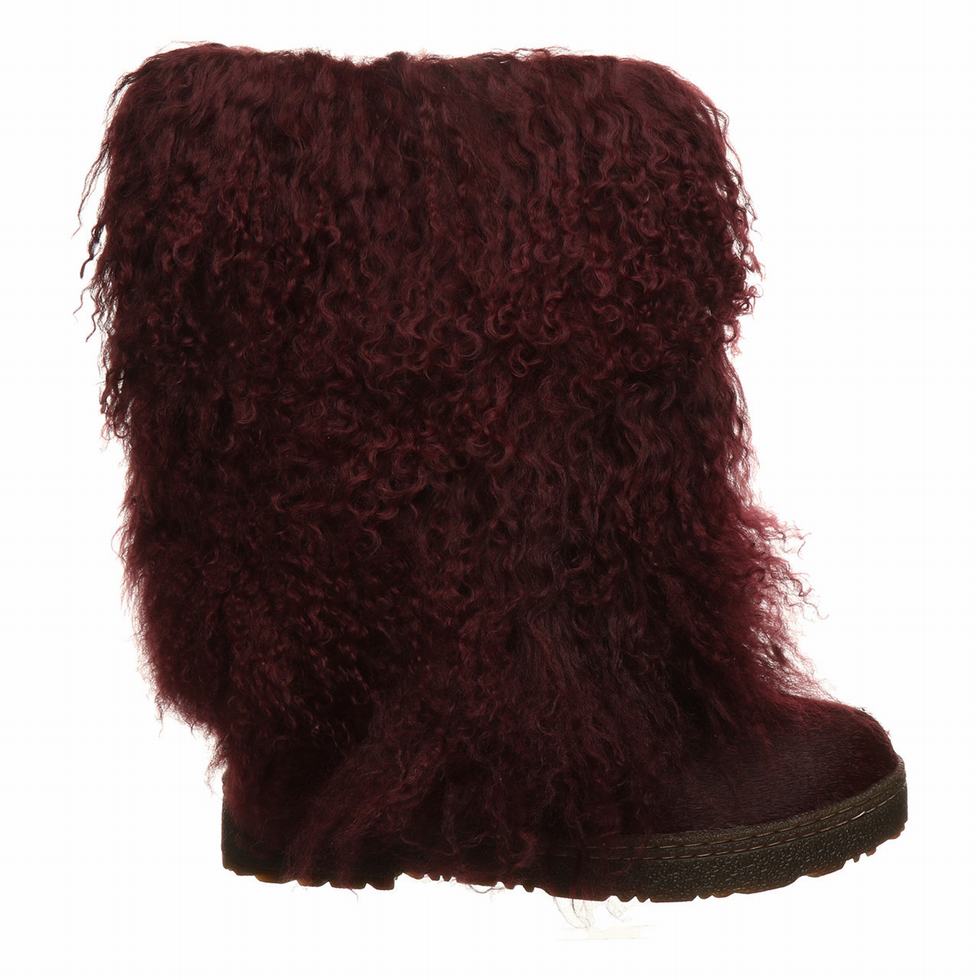 Bearpaw Boetis Laarzen Dames Rood | FHA185GH