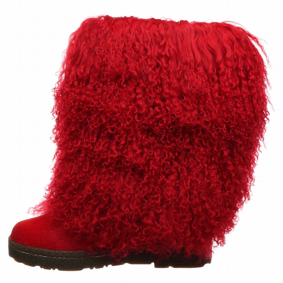 Bearpaw Boetis Laarzen Dames Rood | HPN4845AH