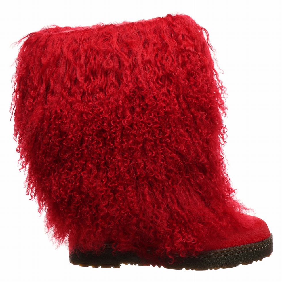 Bearpaw Boetis Laarzen Dames Rood | HPN4845AH