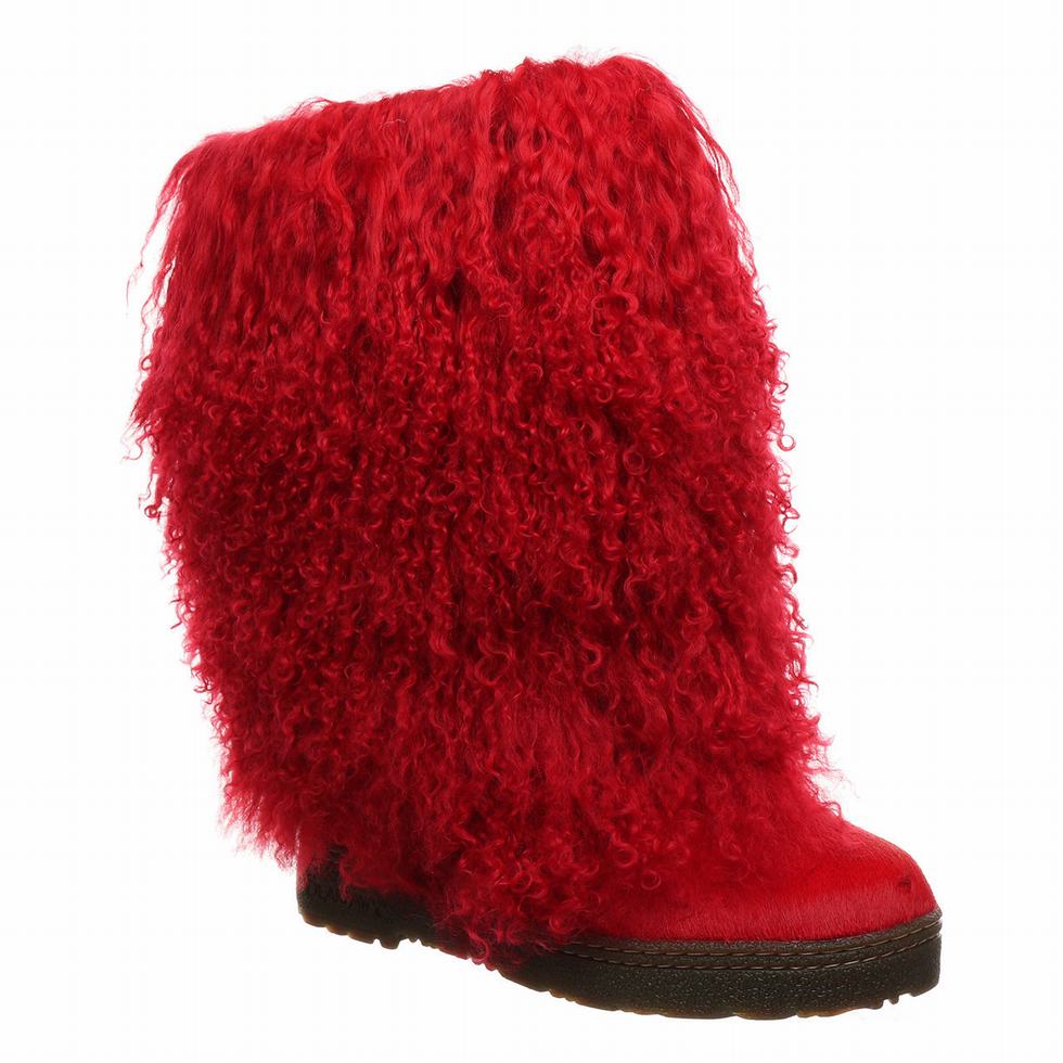 Bearpaw Boetis Laarzen Dames Rood | HPN4845AH