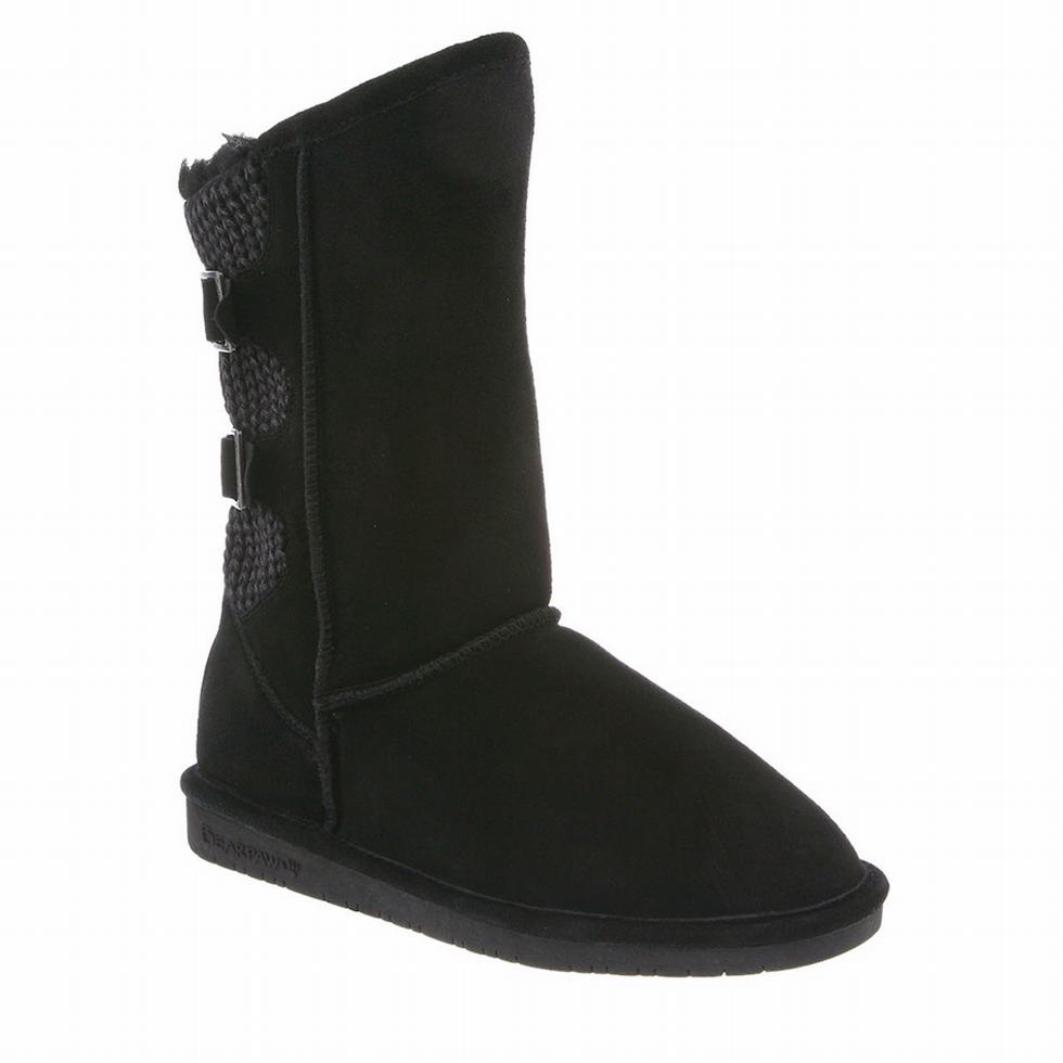 Bearpaw Boshie Hoge Laarzen Dames Zwart | ASF1246HK