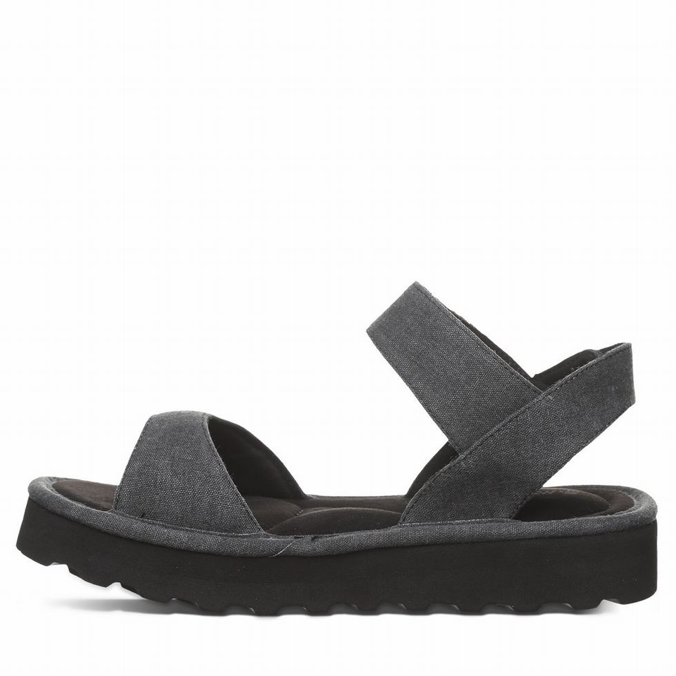 Bearpaw Crest Sandalen Dames Zwart | PLN3061SA