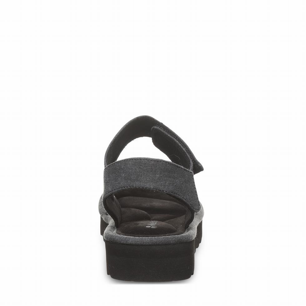 Bearpaw Crest Sandalen Dames Zwart | PLN3061SA