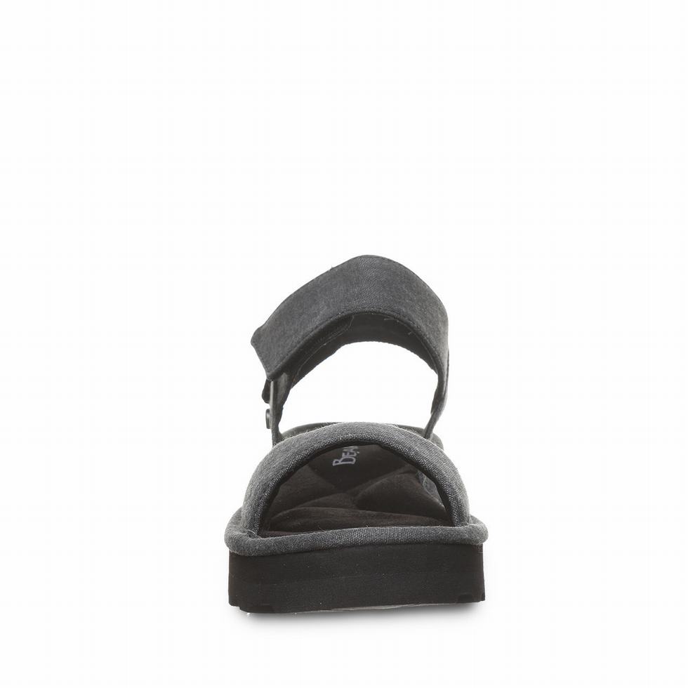 Bearpaw Crest Sandalen Dames Zwart | PLN3061SA