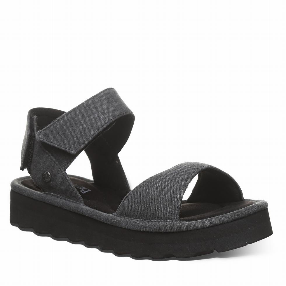 Bearpaw Crest Sandalen Dames Zwart | PLN3061SA