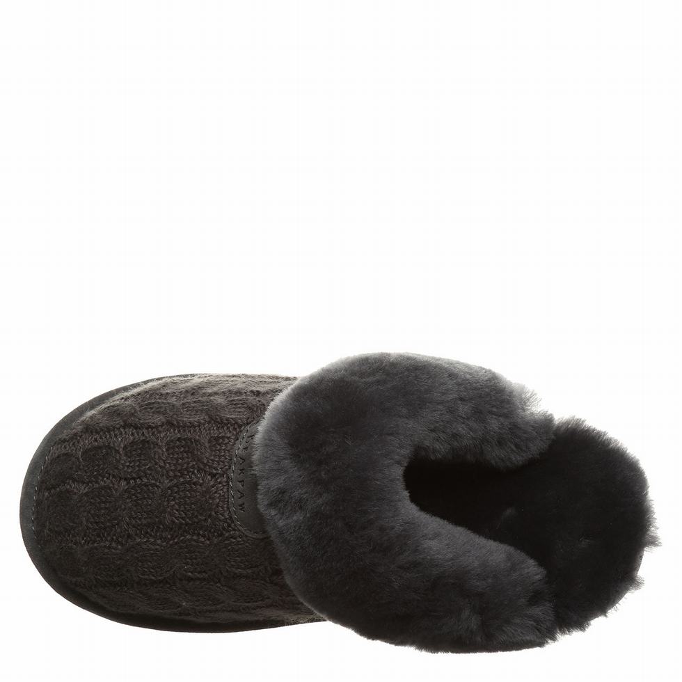 Bearpaw Effie Pantoffels Dames Zwart | EUL5682PA