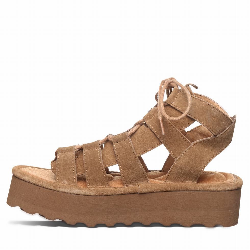 Bearpaw Elevation Sandalen Dames Bruin | LKJ6745BS