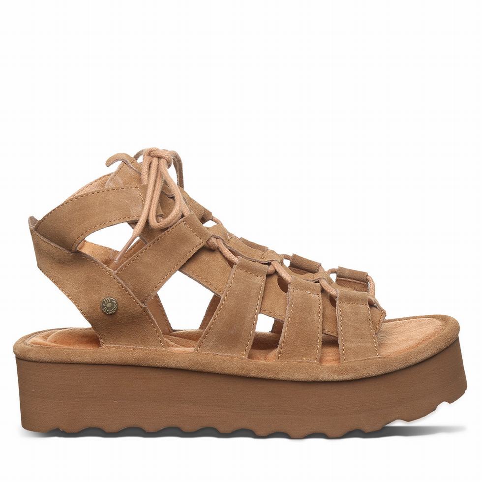 Bearpaw Elevation Sandalen Dames Bruin | LKJ6745BS