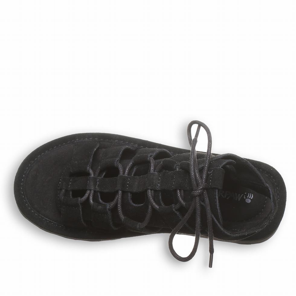 Bearpaw Elevation Sandalen Dames Zwart | YVU2641LO