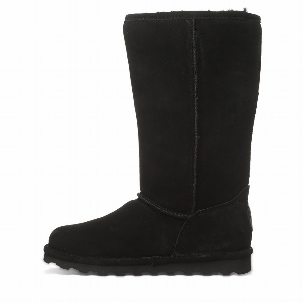 Bearpaw Elle Tall Wide Laarzen Dames Zwart | PIR3458MO