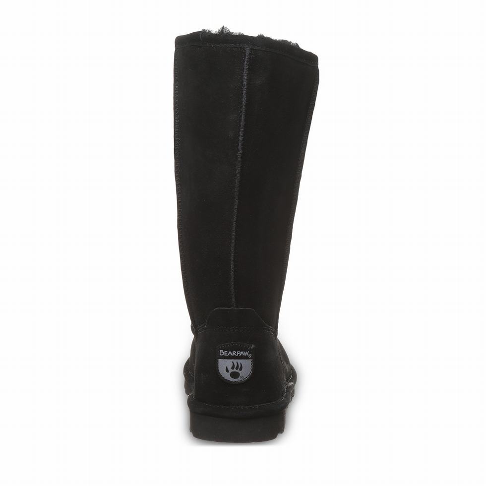 Bearpaw Elle Tall Wide Laarzen Dames Zwart | PIR3458MO