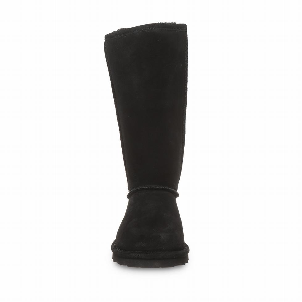 Bearpaw Elle Tall Wide Laarzen Dames Zwart | PIR3458MO