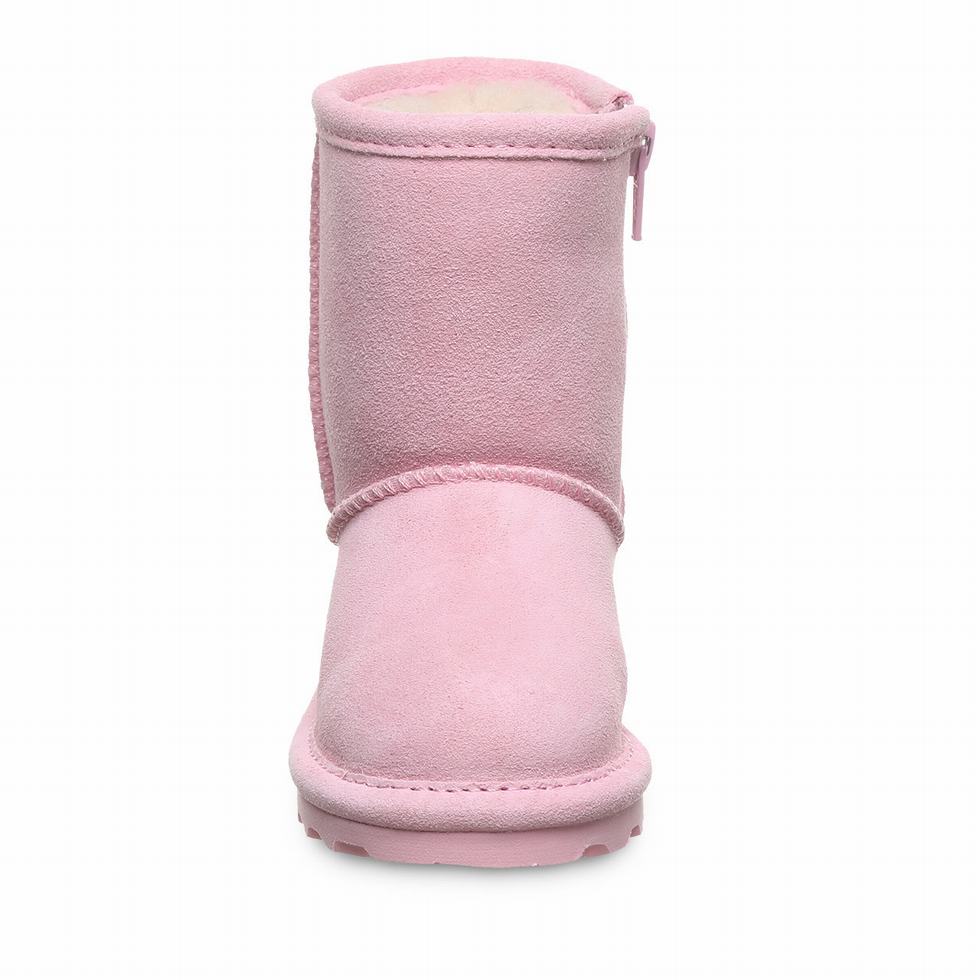 Bearpaw Elle Toddler Zipper Laarzen Kinderen Roze | IQI1247YV