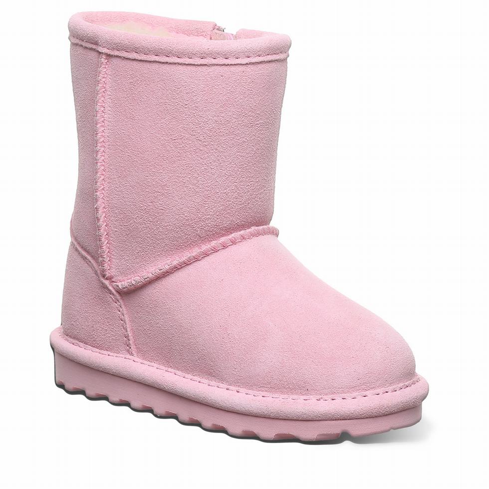 Bearpaw Elle Toddler Zipper Laarzen Kinderen Roze | IQI1247YV