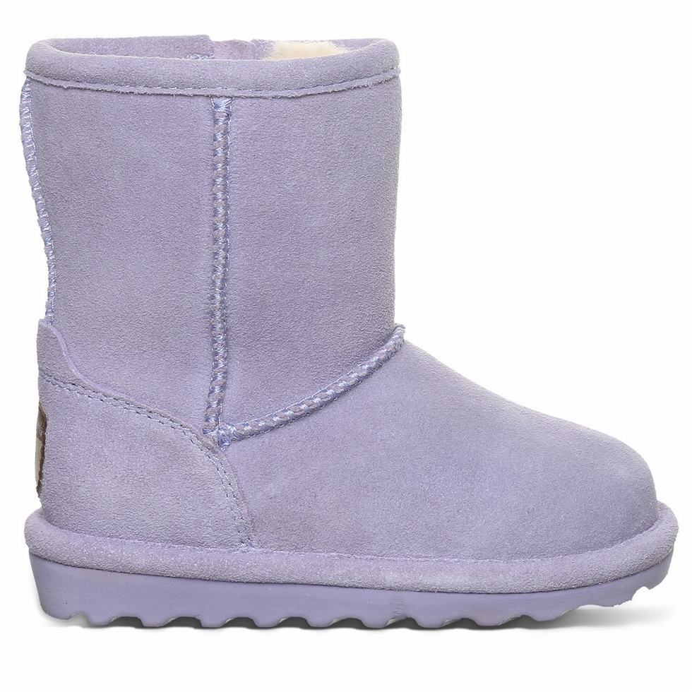 Bearpaw Elle Toddler Zipper Laarzen Kinderen Paars | XOW2182FN