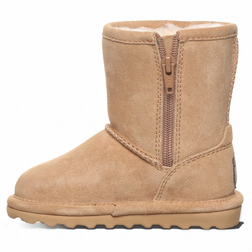 Bearpaw Elle Toddler Zipper Laarzen Kinderen Bruin | DYR2052VF