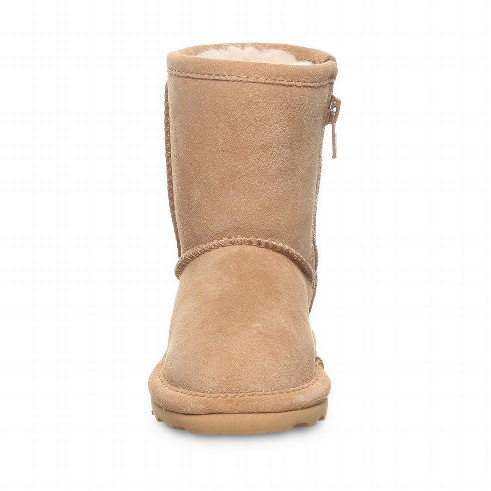 Bearpaw Elle Toddler Zipper Laarzen Kinderen Bruin | DYR2052VF