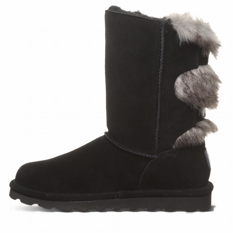 Bearpaw Eloise Wide Laarzen Dames Zwart | CBF5645WZ