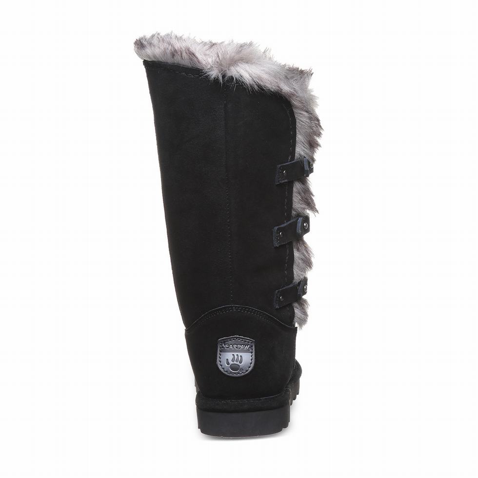 Bearpaw Emery Laarzen Dames Zwart | OIE6242CK