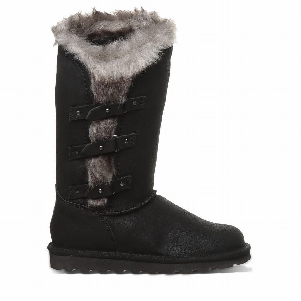 Bearpaw Emery Laarzen Dames Zwart | TZV3844BA