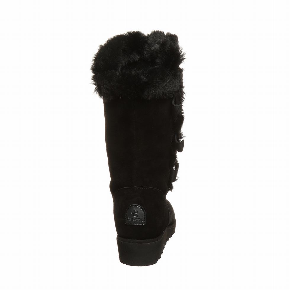 Bearpaw Genevieve Laarzen Dames Zwart | CXU136TK