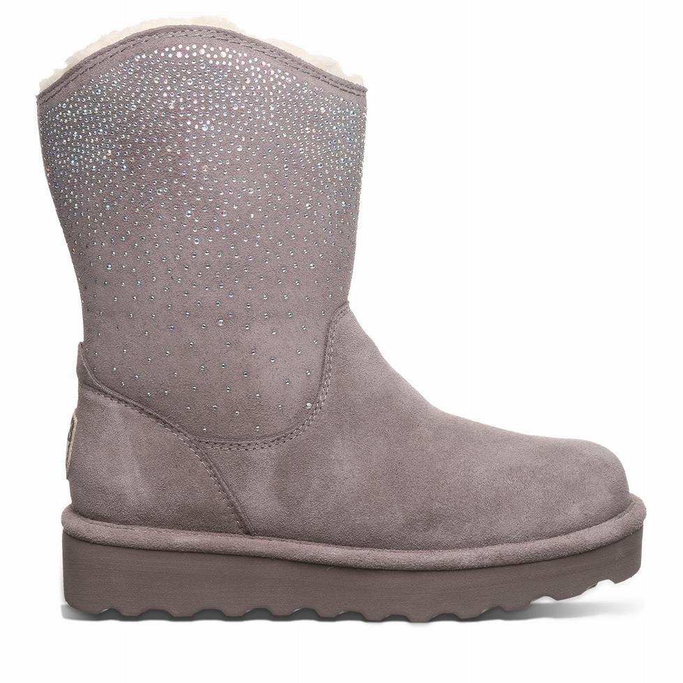 Bearpaw Glam Platform Lo Laarzen Dames Grijs | PLU712CK