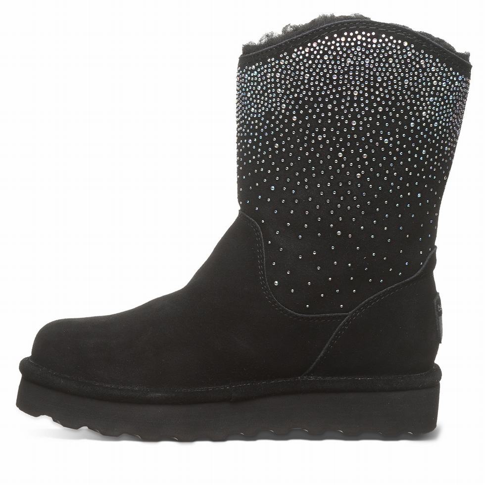 Bearpaw Glam Platform Lo Laarzen Dames Zwart | DCH6637ET