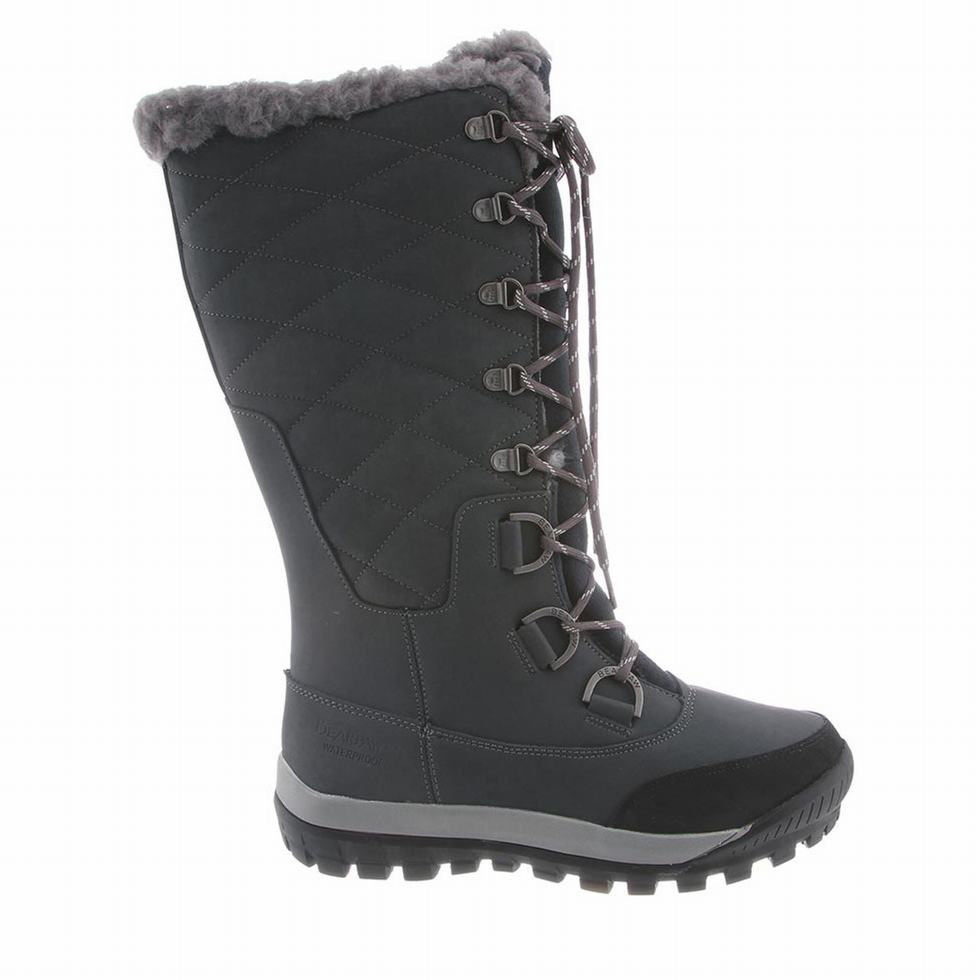 Bearpaw Isabella Laarzen Dames Zwart | JCX235TM