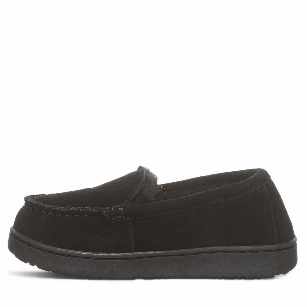 Bearpaw Jamie Youth Pantoffels Kinderen Zwart | QAB3225WZ