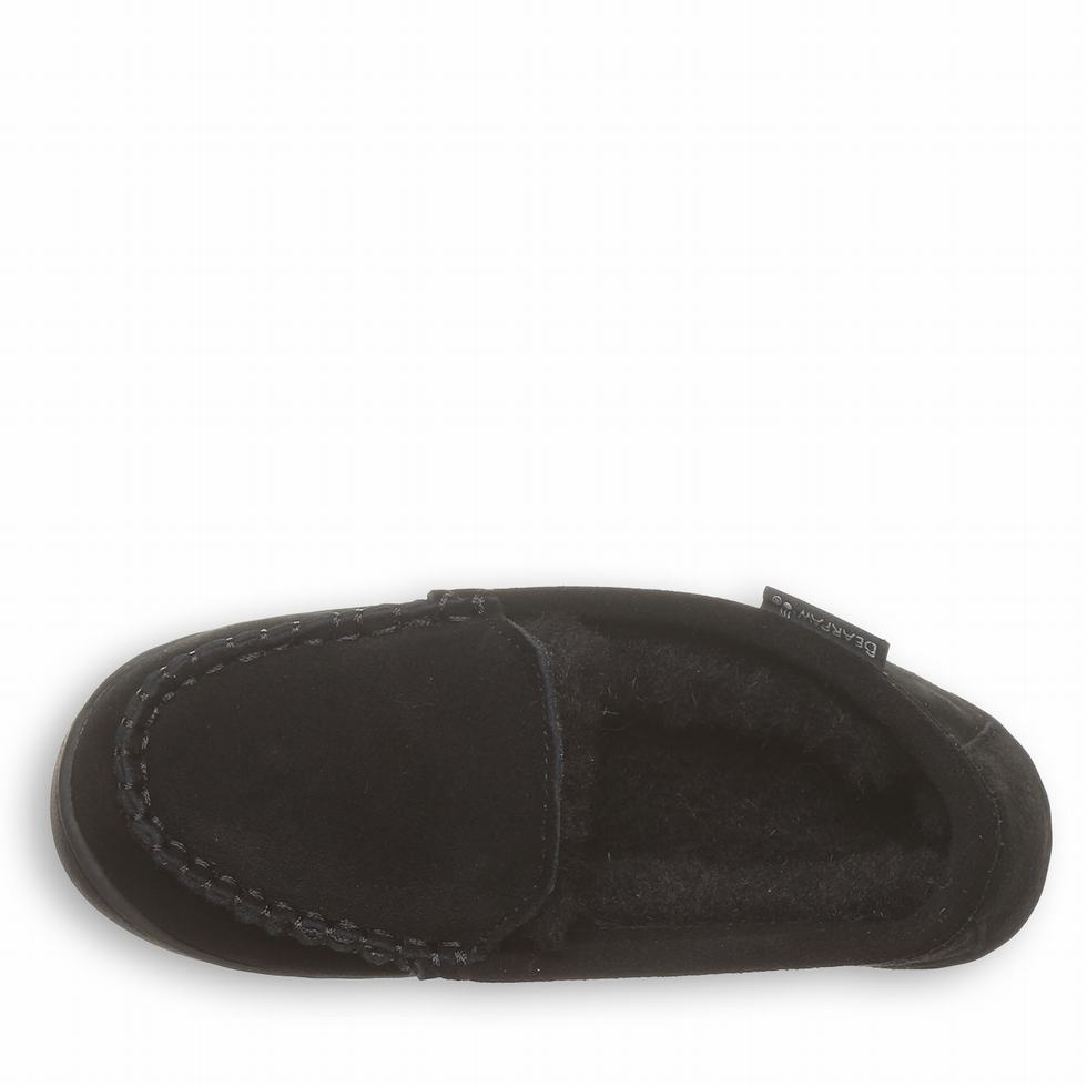 Bearpaw Jamie Youth Pantoffels Kinderen Zwart | QAB3225WZ