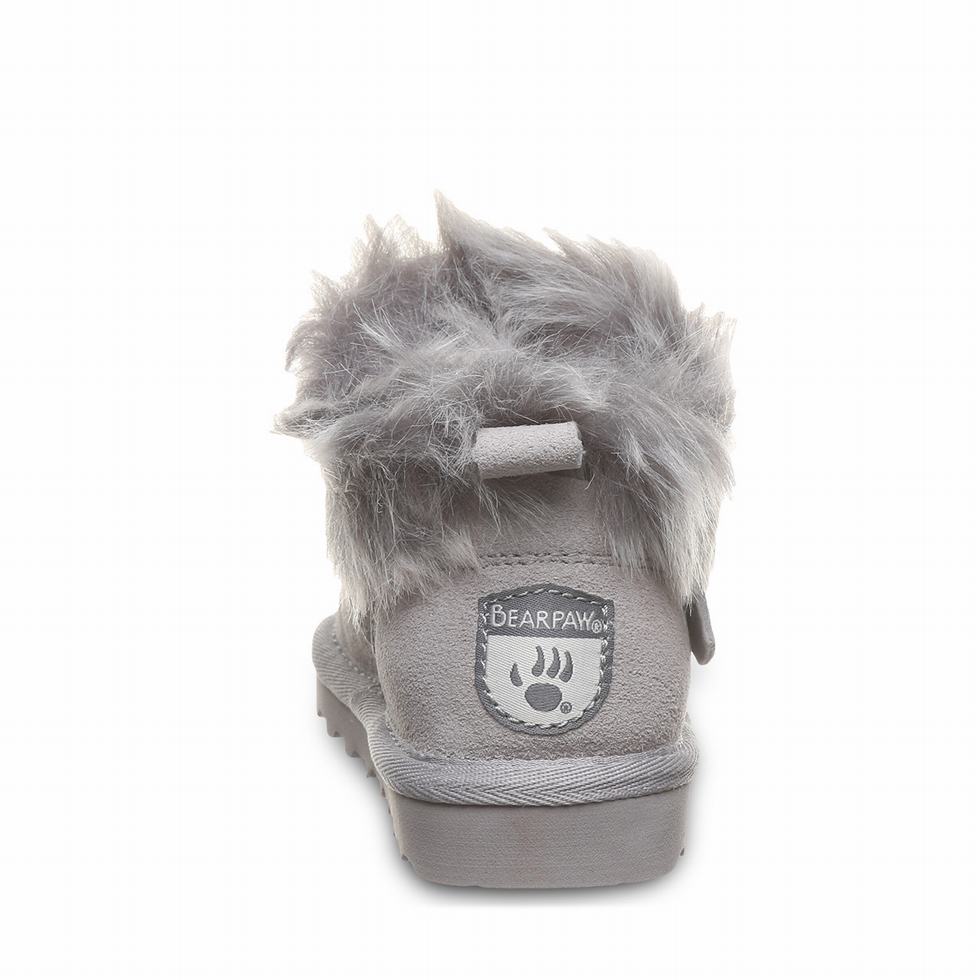 Bearpaw Jasmine Toddler Laarzen Kinderen Grijs | JFM676HW