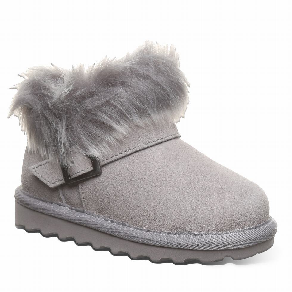 Bearpaw Jasmine Toddler Laarzen Kinderen Grijs | JFM676HW