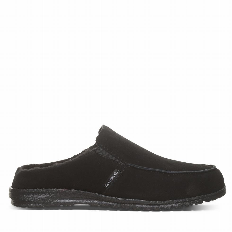 Bearpaw Joel Pantoffels Heren Zwart | FIN5987KJ