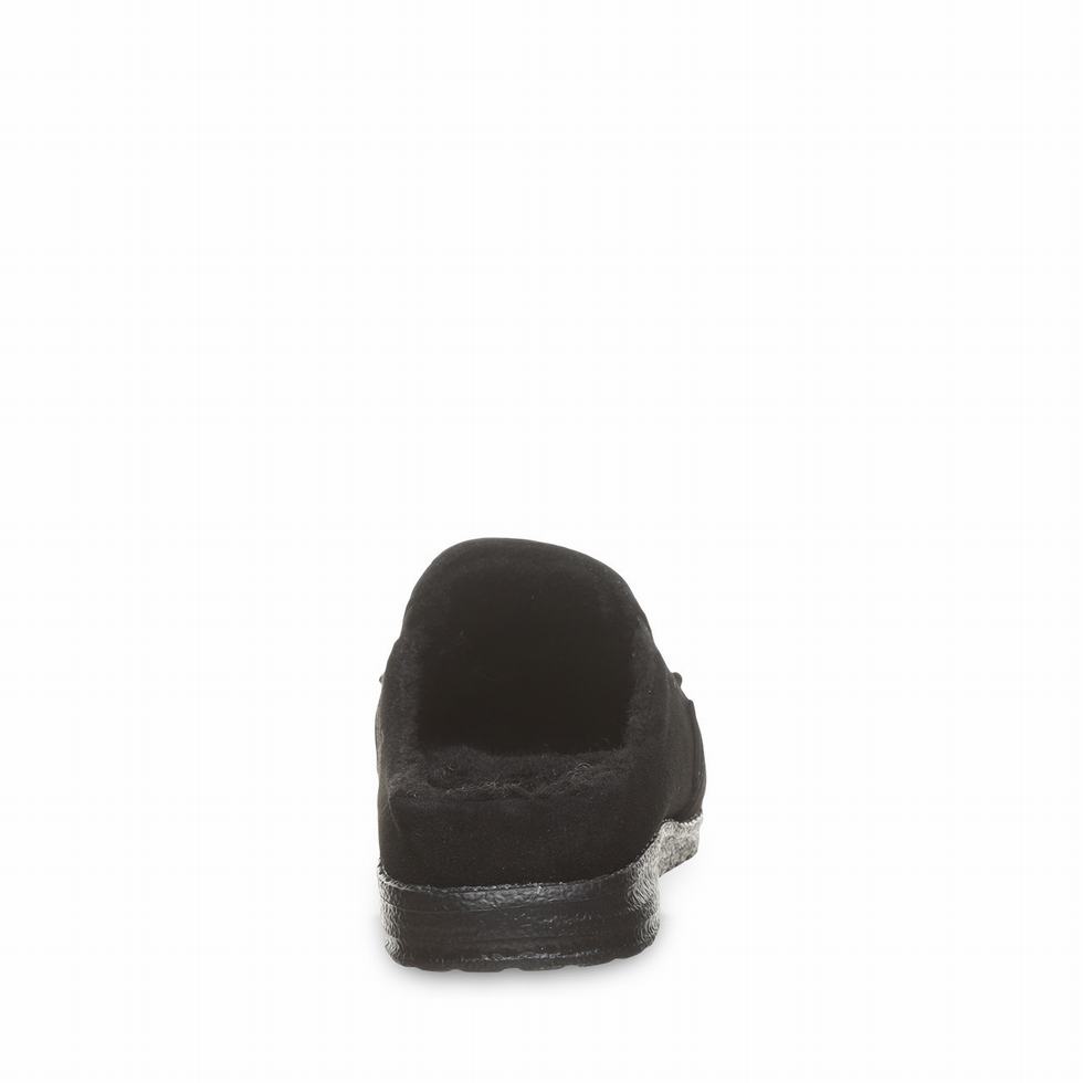 Bearpaw Joel Pantoffels Heren Zwart | FIN5987KJ