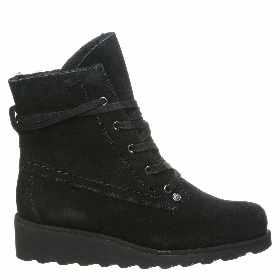 Bearpaw Krista Laarzen Dames Zwart | MHW7038XT