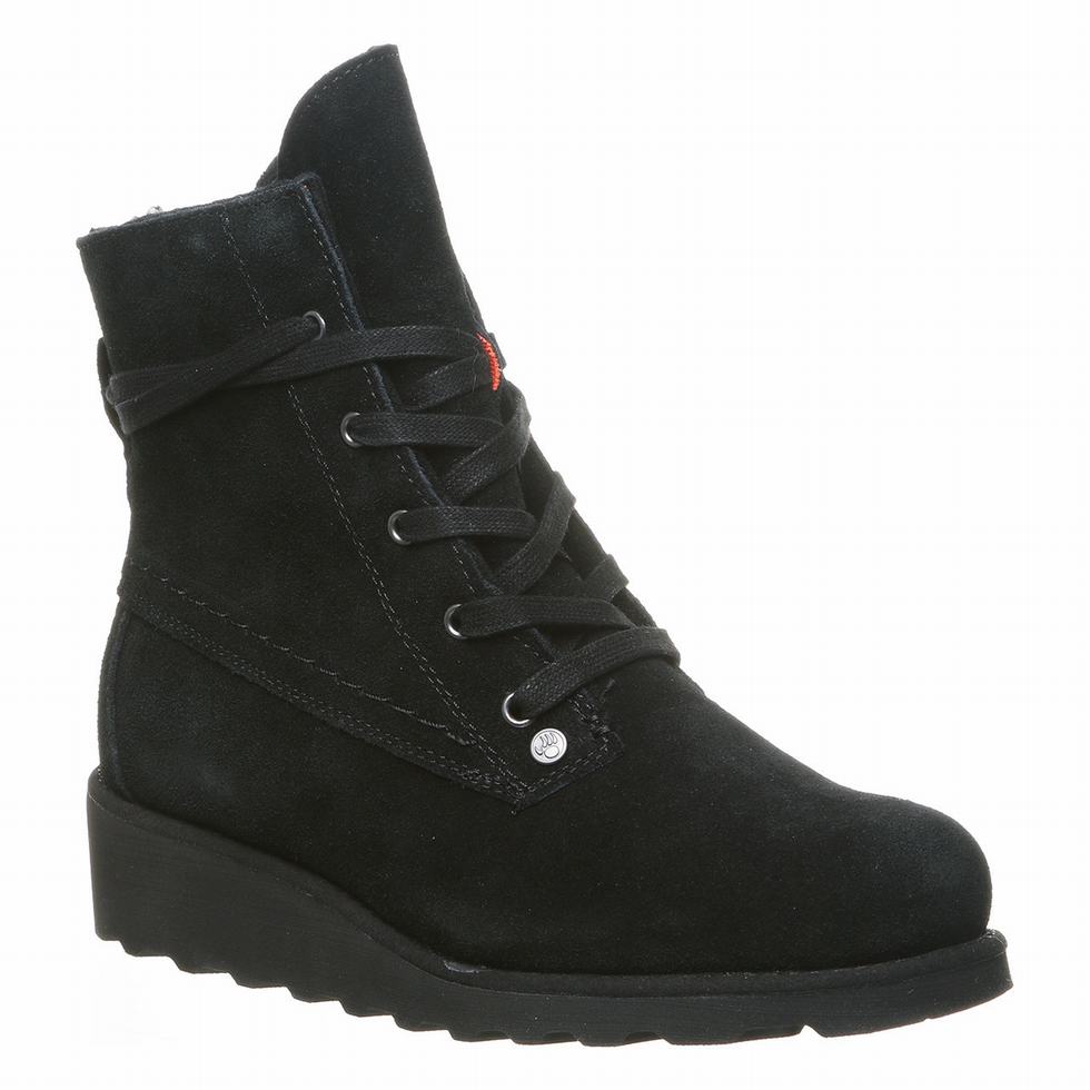 Bearpaw Krista Laarzen Dames Zwart | MHW7038XT